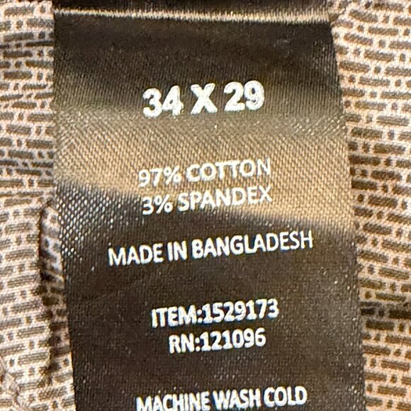 English Laundry Black Straight Leg Pants 34x29 - Picture 7 of 8